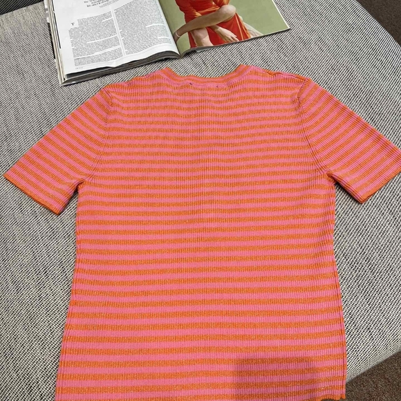 Chanel Little Girl's Classic Striped Short Sleeve - Picture 2 of 7